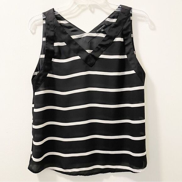 Who What Wear Striped Sleeveless Top - Size Small - Picture 1 of 5